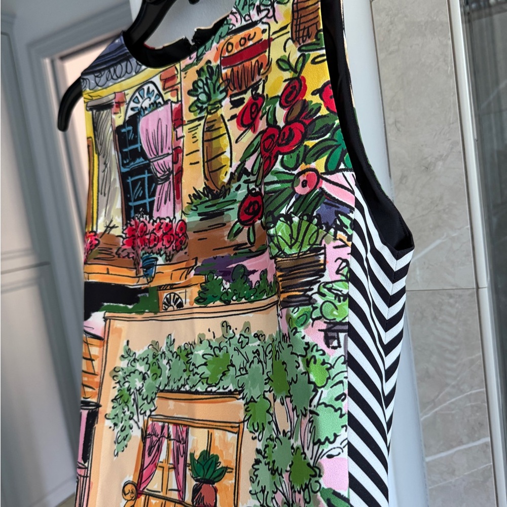 Alice + Olivia Coley Printed Sleeveless Mini Dress - Picture 9 of 12